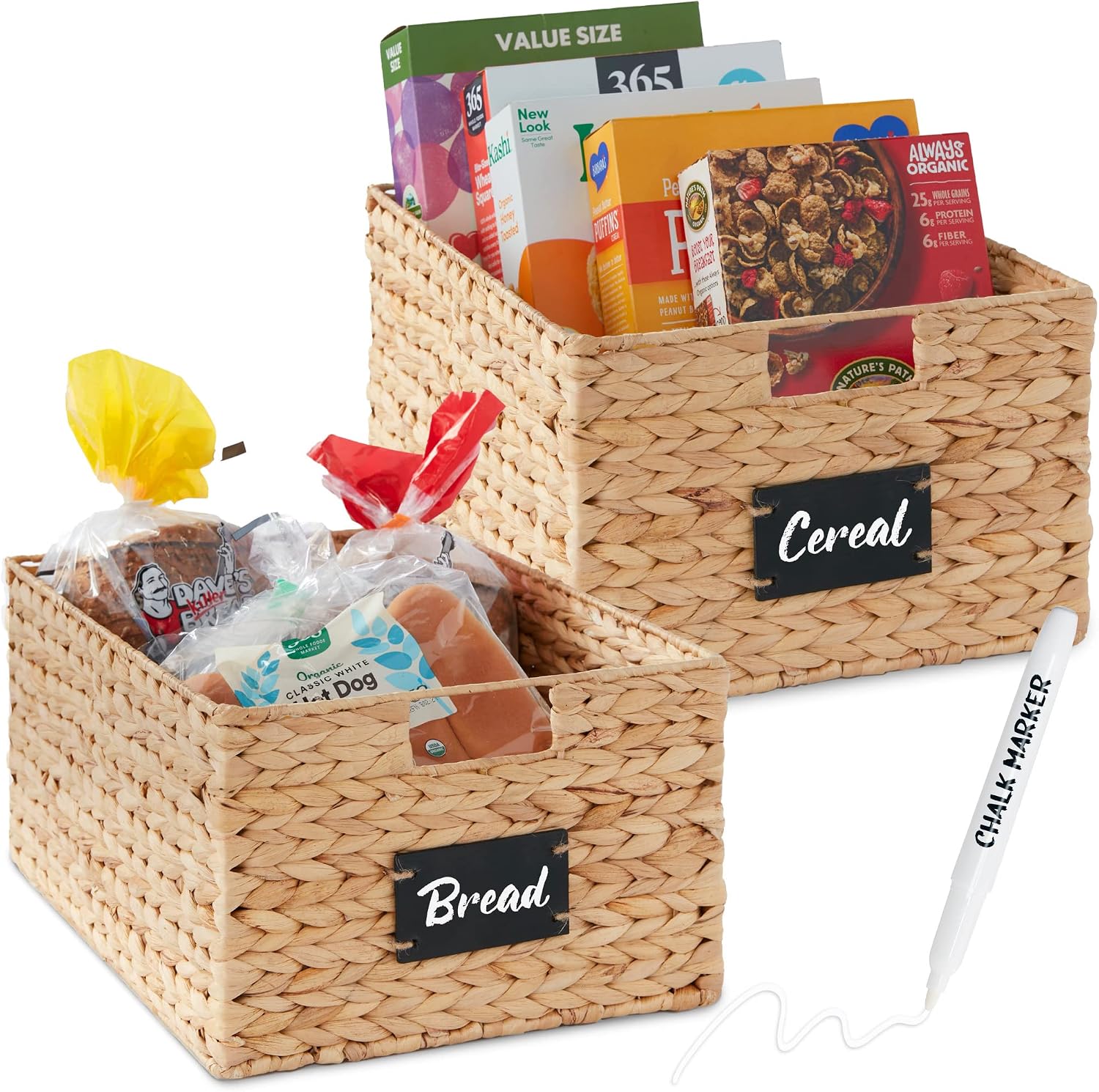 Woven Basket Set - Набор из 2 корзин для кладовки