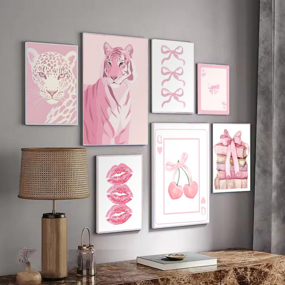 Interior Design Ideas - Постер с розовым узором, минималистичные, легко