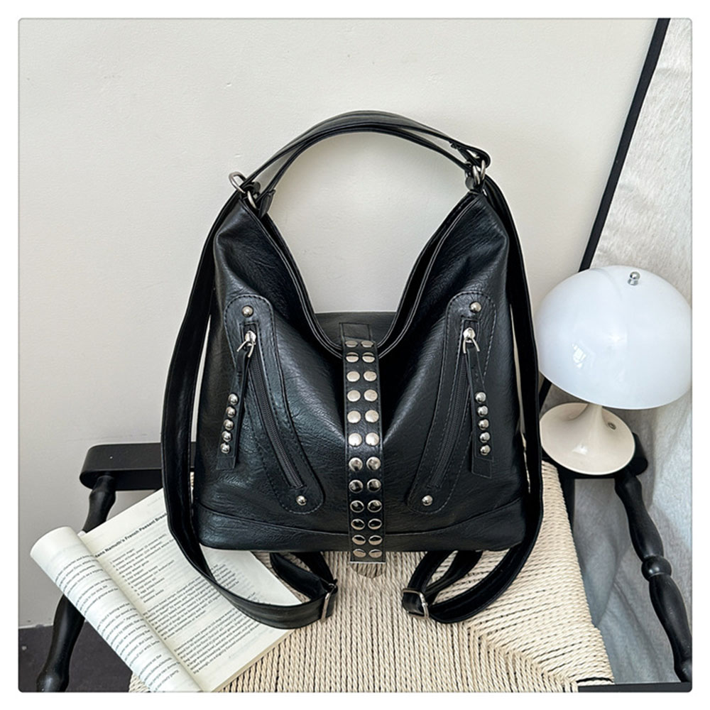 Interior Design Simple - Женская сумка с заклепками, простой дизайн,