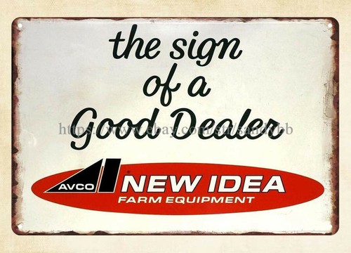 Interior Design Ideas - Металлическая табличка New Idea Farm Equipment