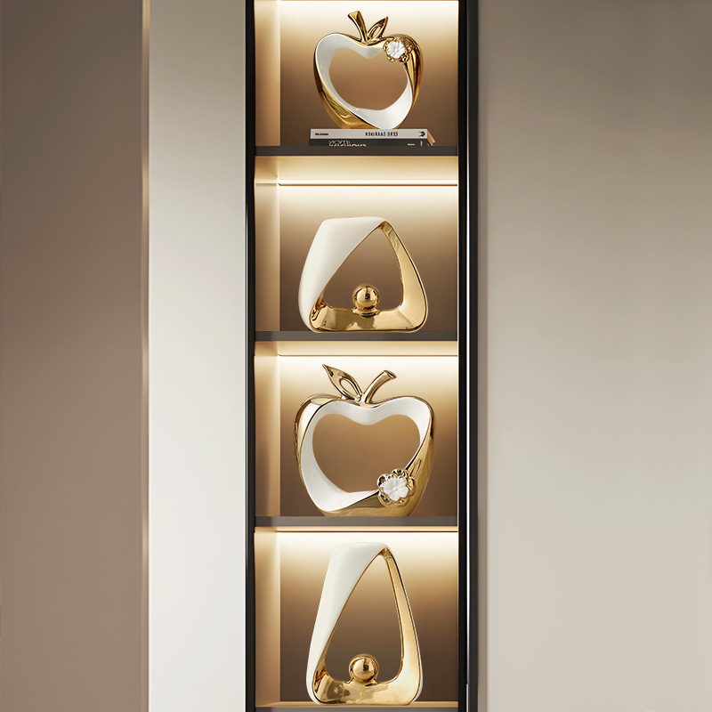 Interior Design Gold - Золотые полые керамические изделия ручной работы,