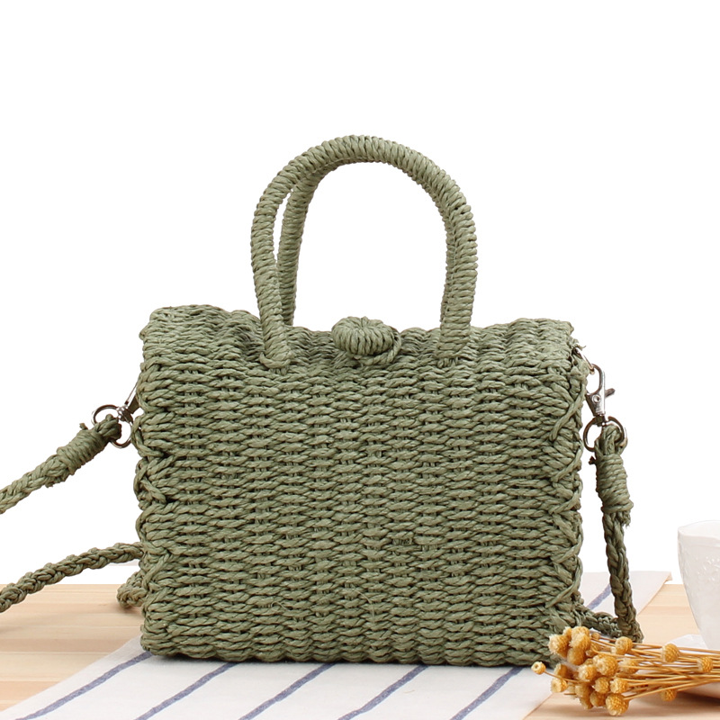 Соломенная пляжная сумка ручно – обзор и цена Woven Basket Set