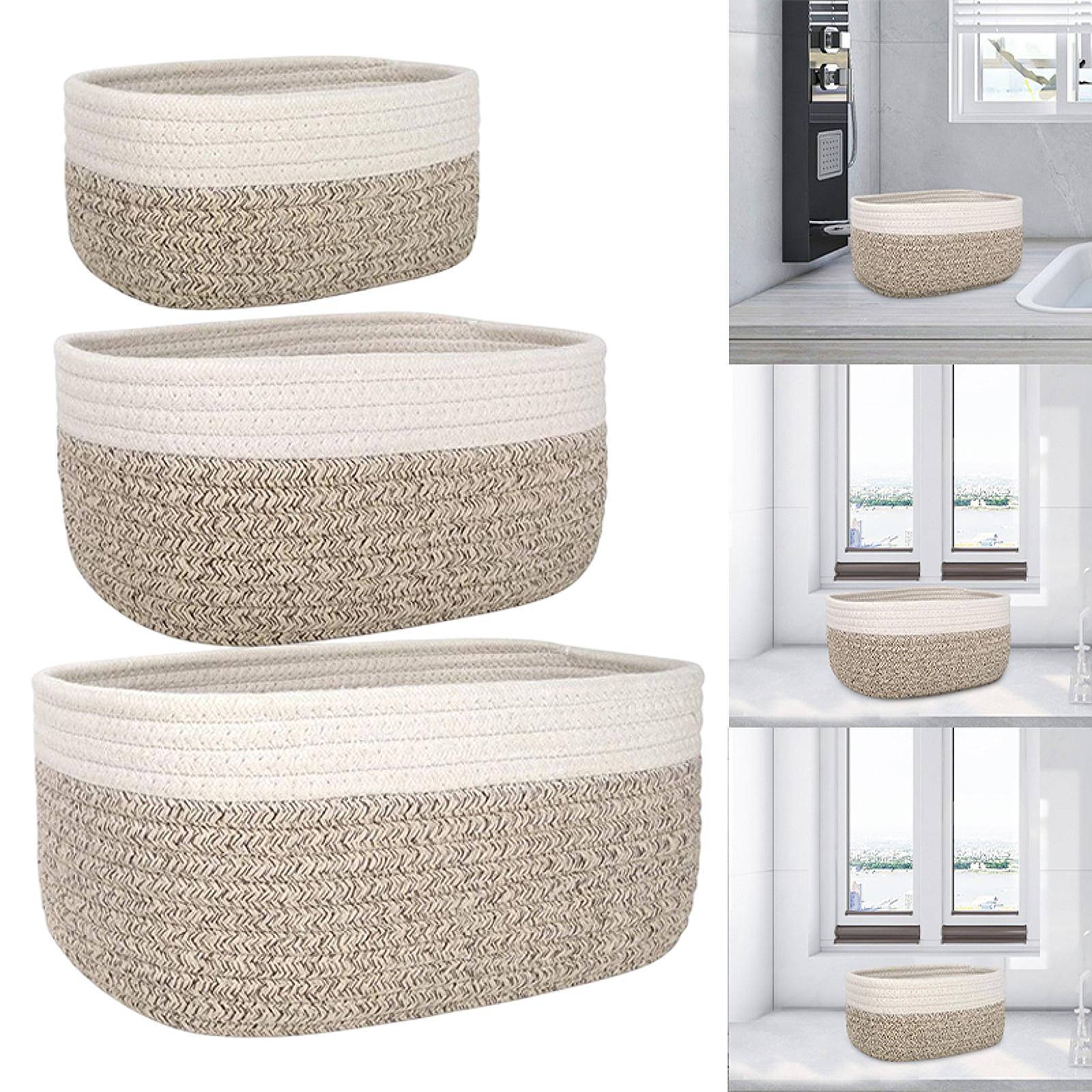 Хлопковая корзина-органайзер п – обзор и цена Woven Basket Set