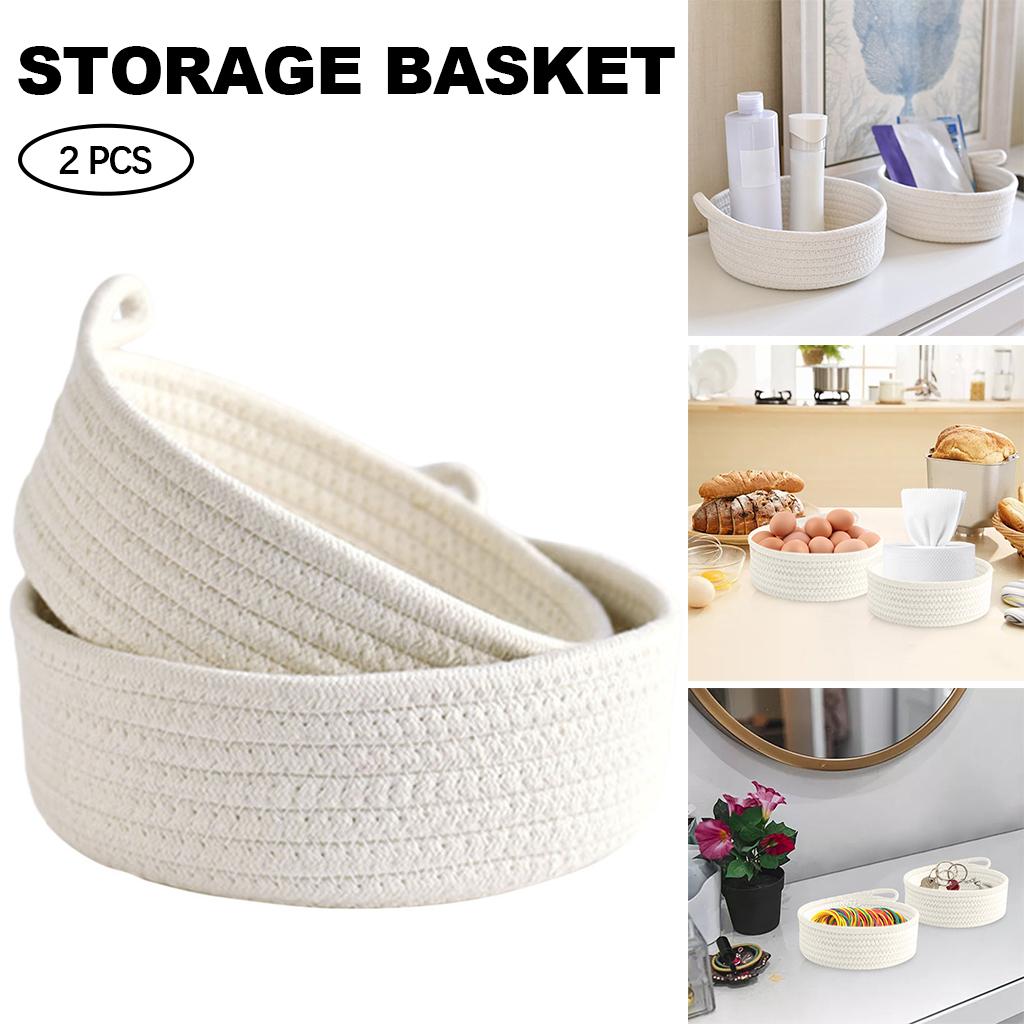 Набор круглых плетеных корзин  – обзор и цена Woven Basket Set