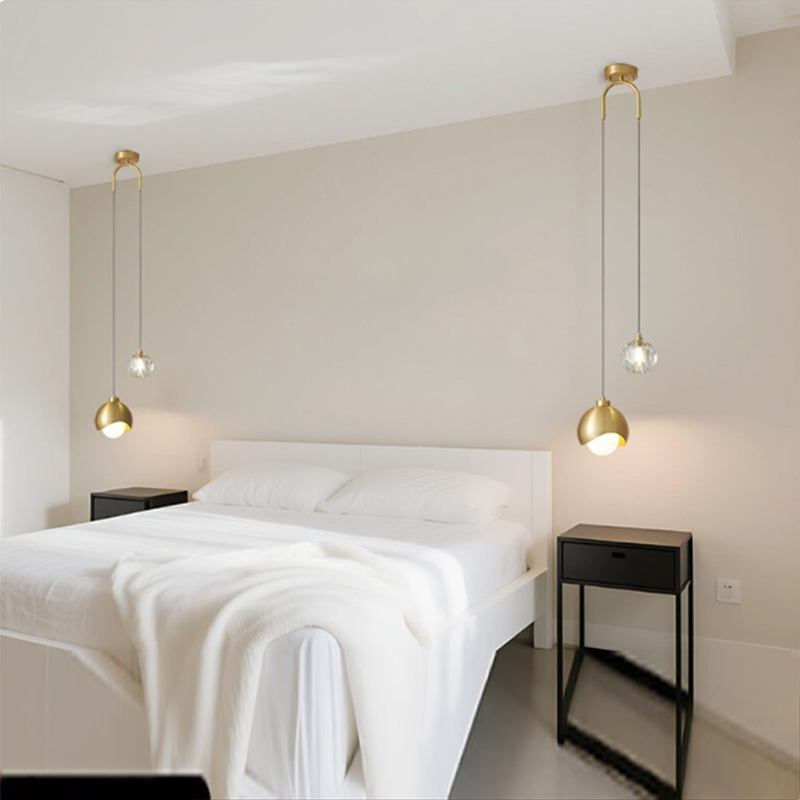 Прикроватная подвесная лампа д – обзор и цена Interior Design Gold