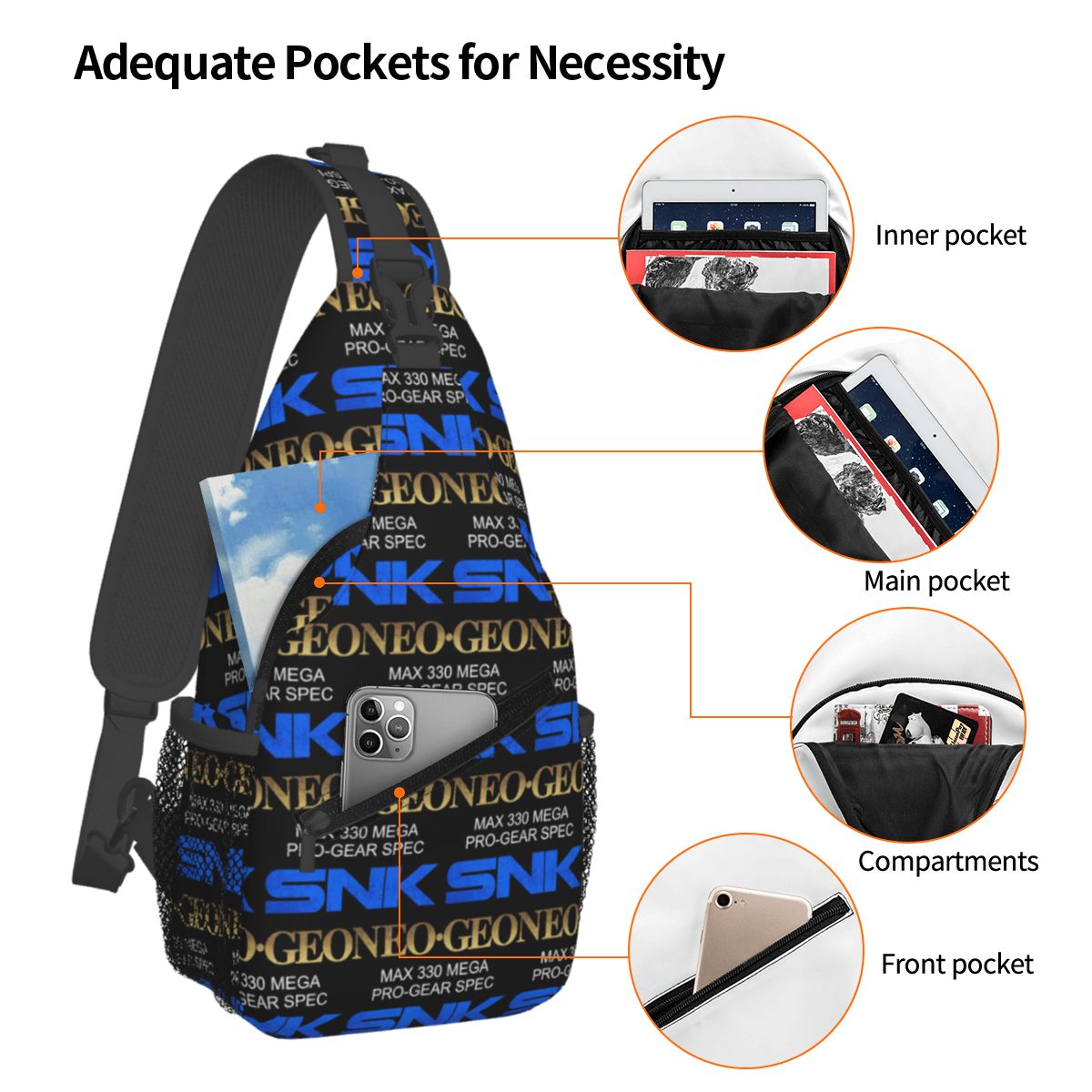 Сумка-слинг Neo Geo Pro Gear S – обзор и цена Interior Design Gold
